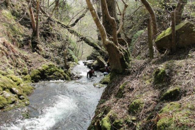 Barranquismo en Alva Gorge 